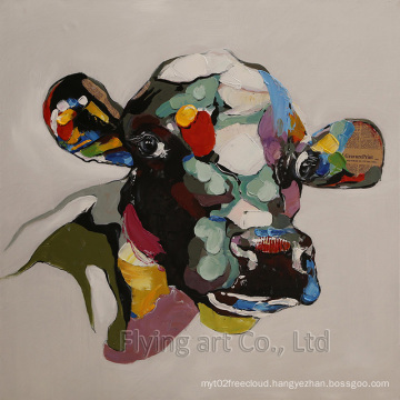 Aluminum Art Oil Paintings for Cows
